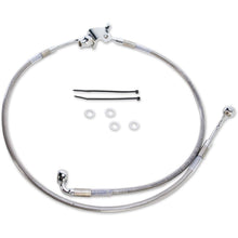 Drag Specialties Rear Brake Line - 25", 20" - Clear Stainless Steel [MPN: 1741-3849]_256014