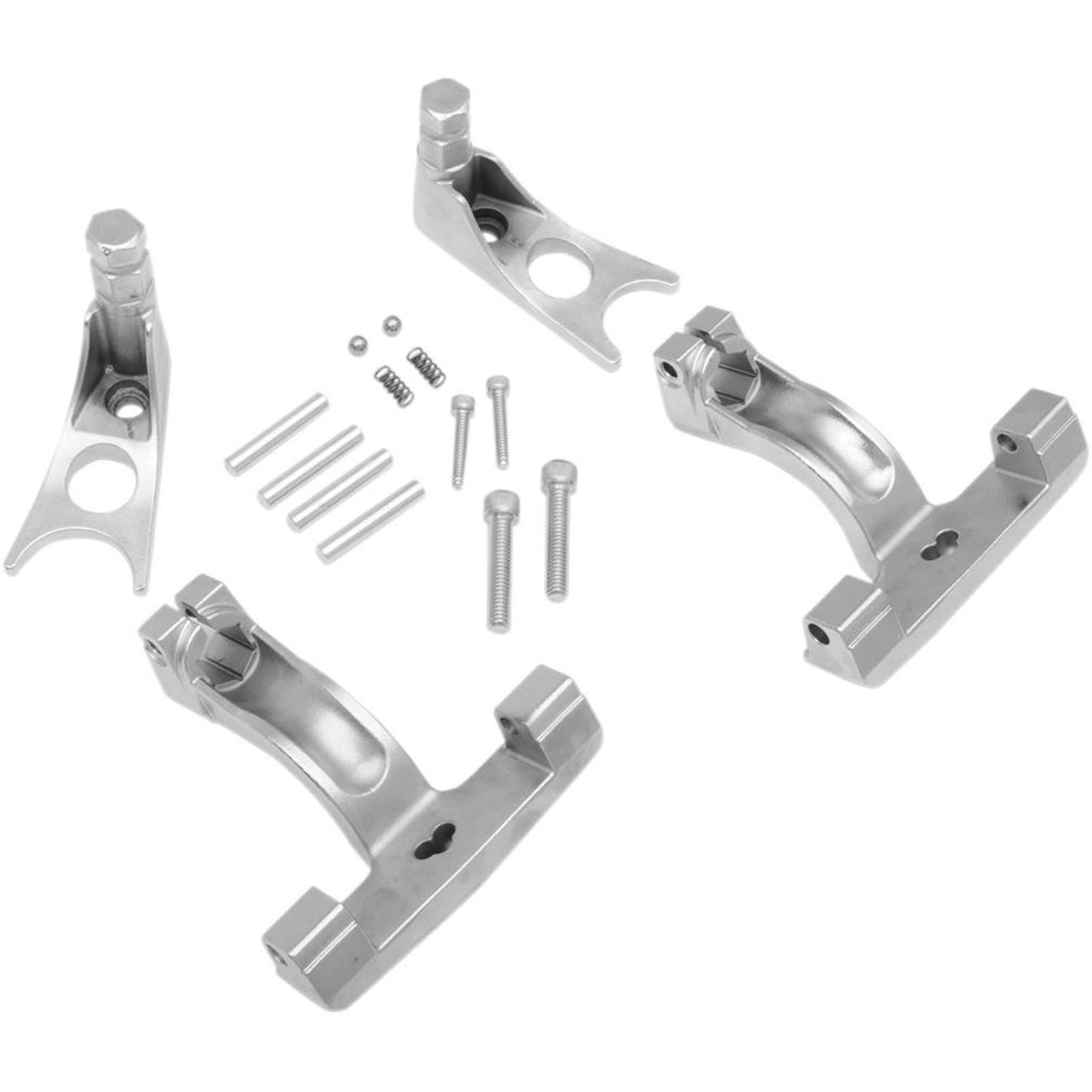 Drag Specialties Passenger Floorboard Mount - Chrome - FLST [MPN: 1621-0512]_256021