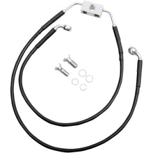 Drag Specialties +10" Brake Line - Front - Black Vinyl - 12-17FXDWG 1741-3844_256024