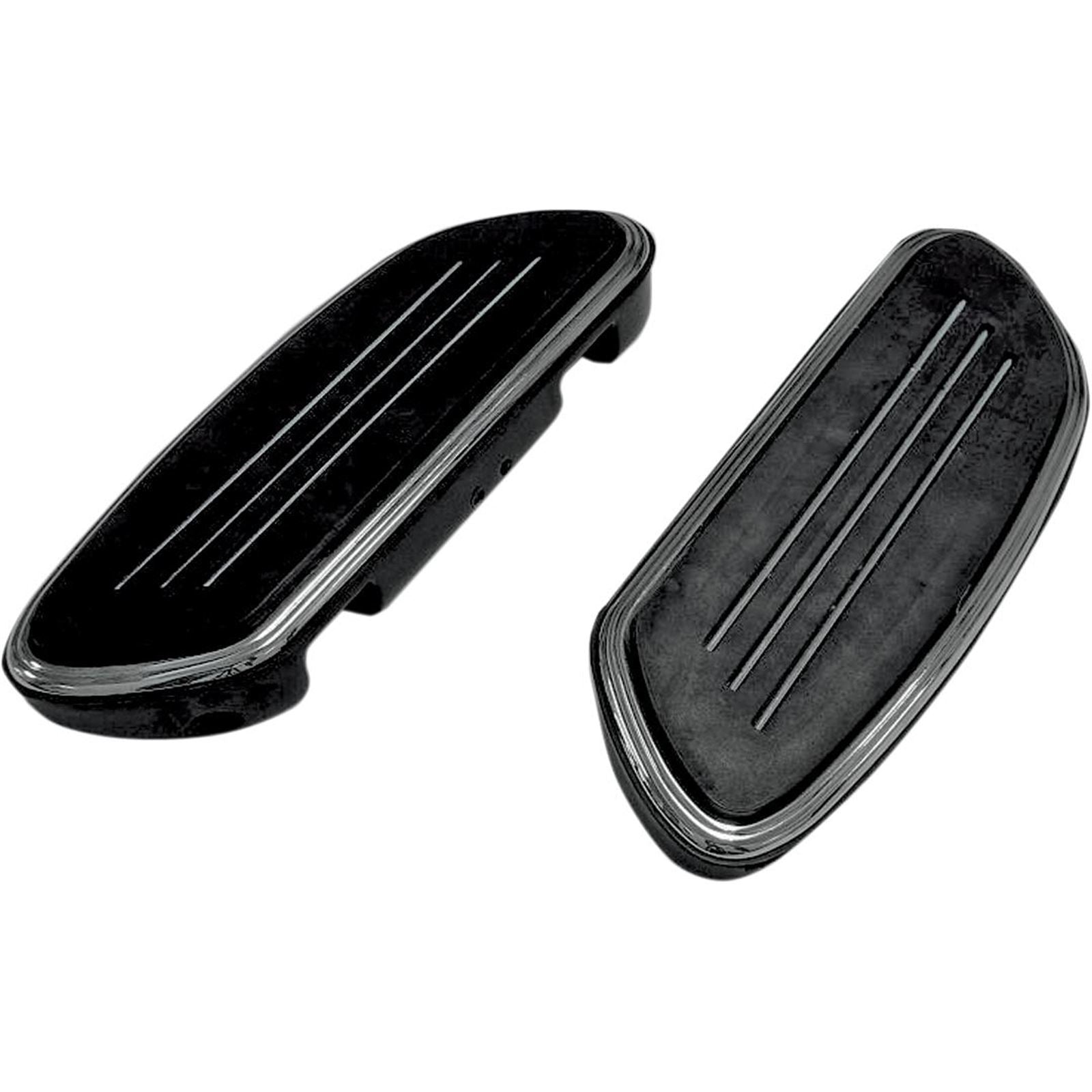 Drag Specialties Footboard Sweeper - Black 1621-0350_256109