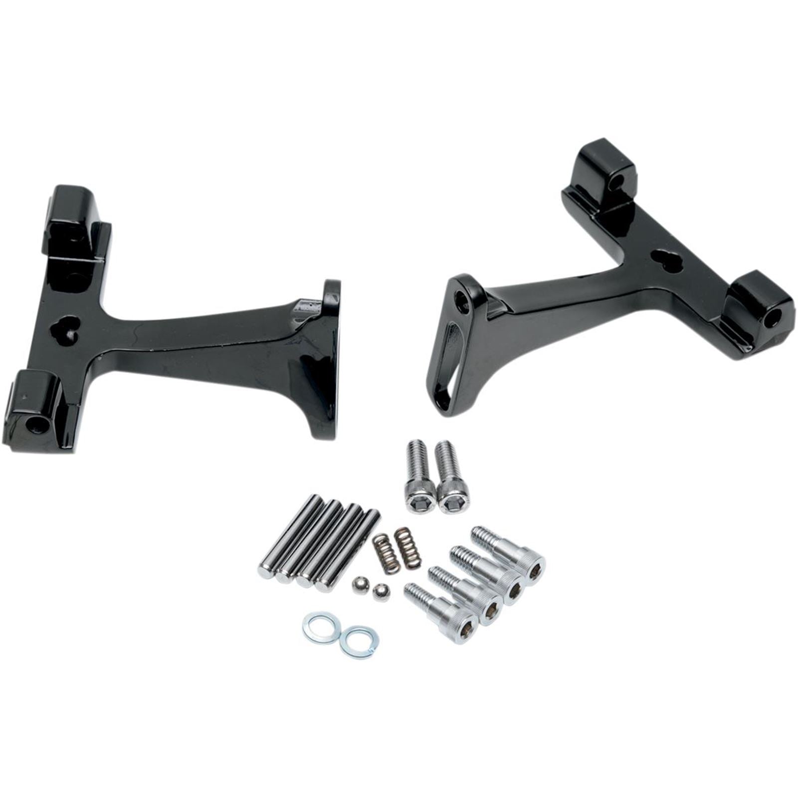 Drag Specialties Passenger Footboard Mount - Black 1621-0393_256111