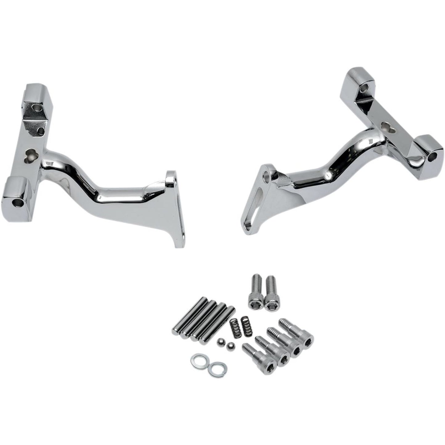 Drag Specialties Passenger Footboard Raised Mount - Chrome 1621-0394_256112