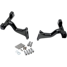 Drag Specialties Passenger Footboard Raised Mount - Black 1621-0395_256113