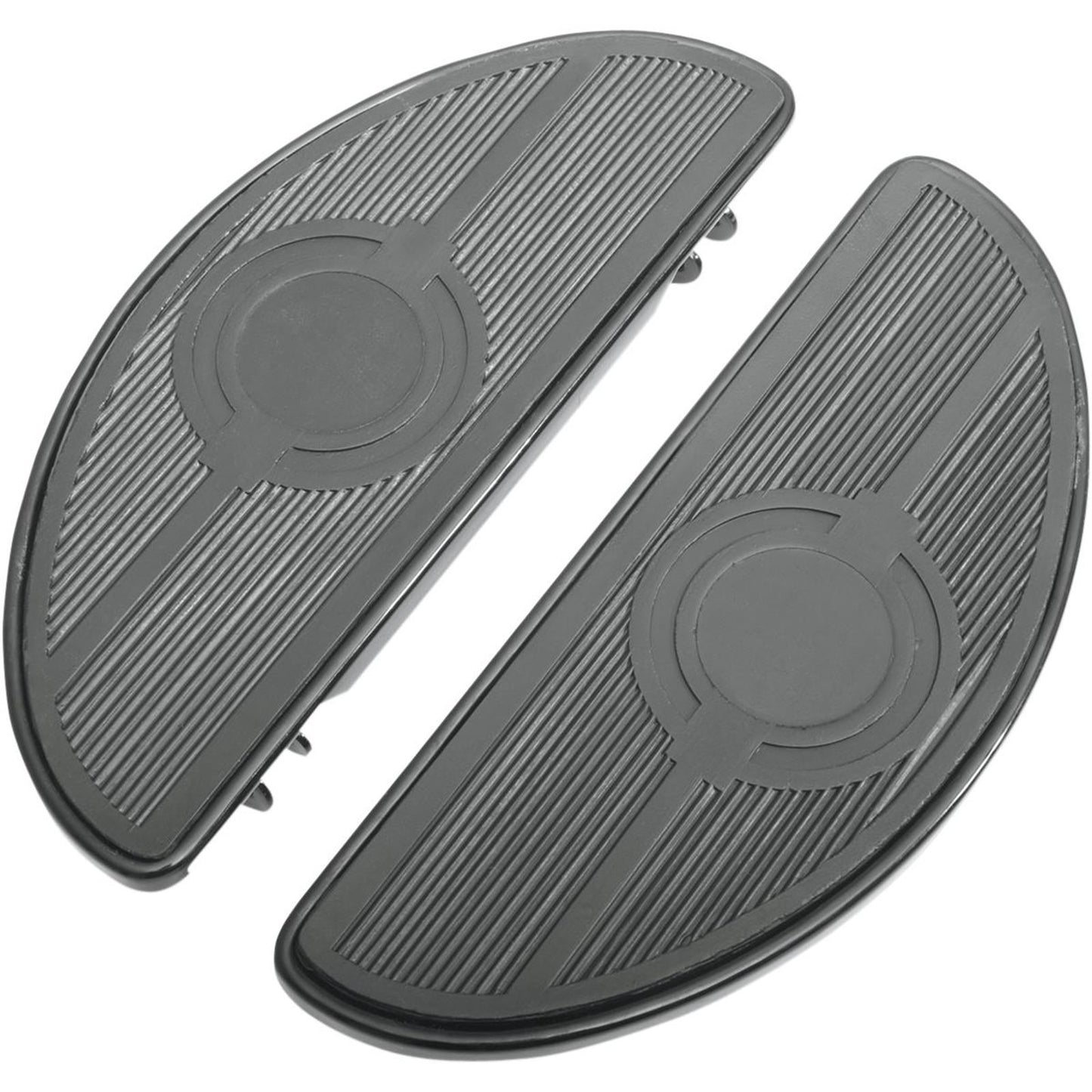 Drag Specialties Foot Boards Moon Black 80-17 Rigid 1621-0165_256120