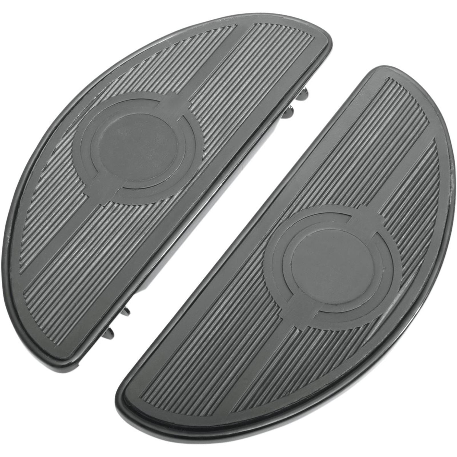 Drag Specialties Foot Boards Moon Black 80-17 Rigid 1621-0165_256120