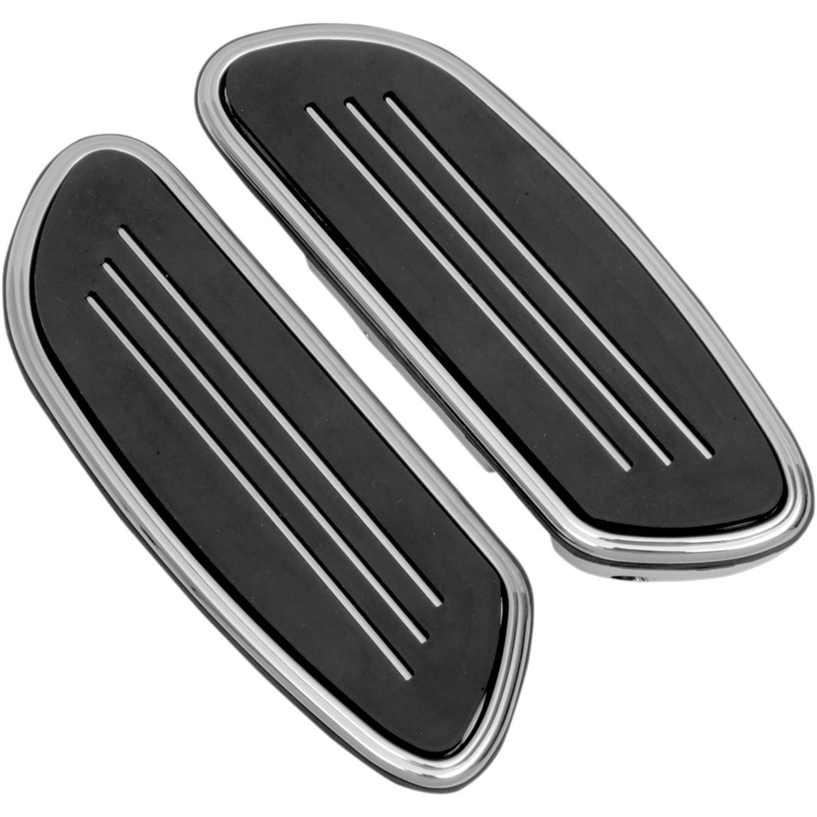 Drag Specialties Footboard Sweeper - Chrome 1621-0349_256123