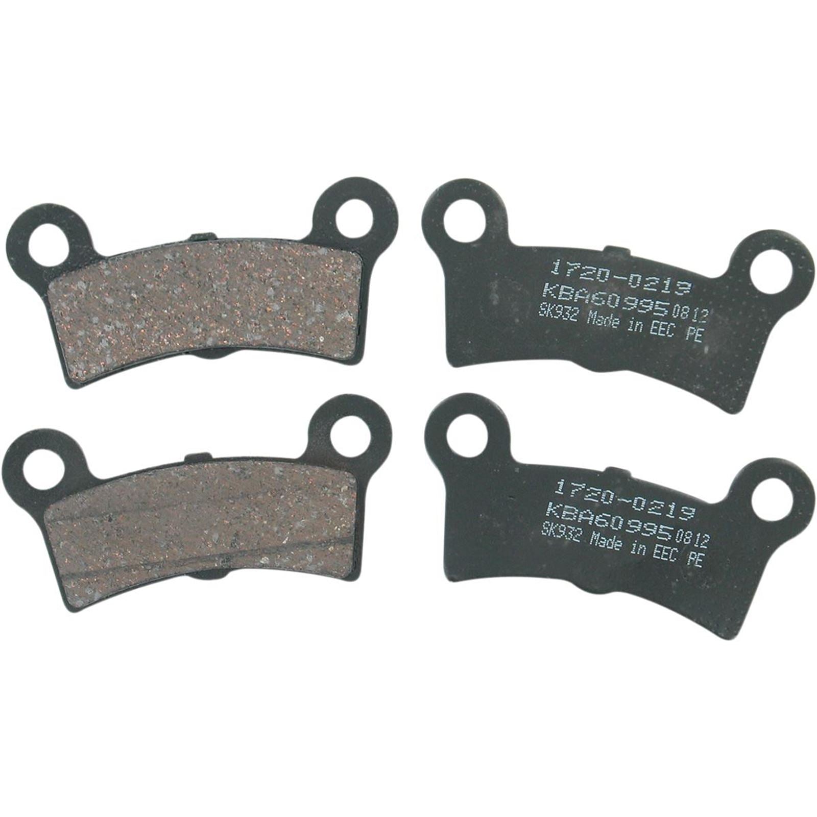 Drag Specialties Organic Brake Pads - Trike 1720-0219_256137