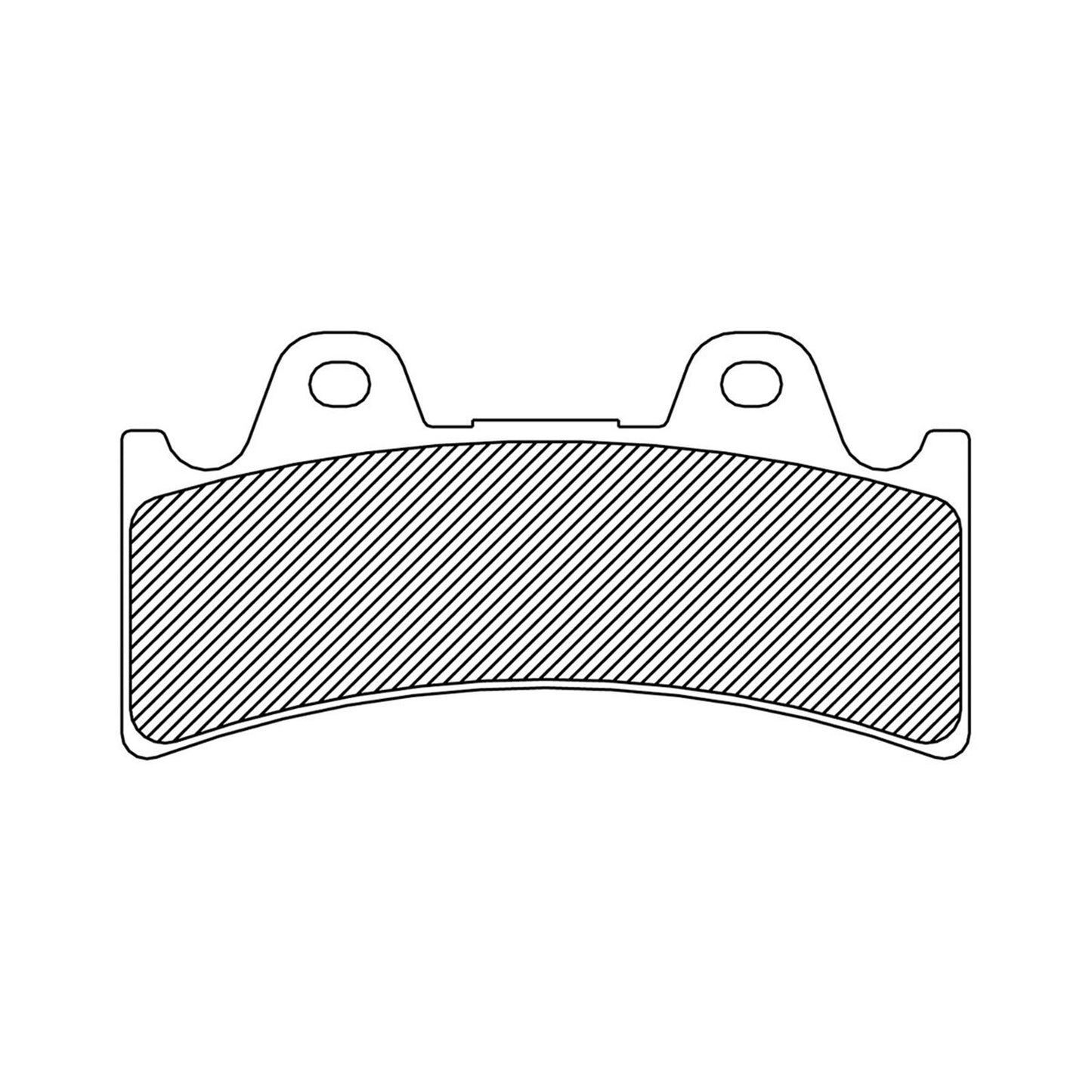Drag Specialties Organic Brake Pads - 6 Piston Caliper 1720-0210_256162