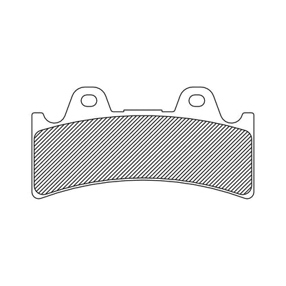Drag Specialties Organic Brake Pads - 6 Piston Caliper 1720-0210_256162