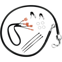 Drag Specialties Rear Brake Line - 29-1/4" - Black Stainless Steel [MPN: 1741-2960]_256196