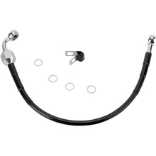 Drag Specialties Rear Brake Line - 15-3/4" - Black Stainless Steel [MPN: 1741-2948]_256215