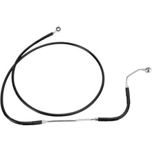 Drag Specialties +6" Brake Line - Front - Black Vinyl - FLT9-13ABS 1741-2935_256218