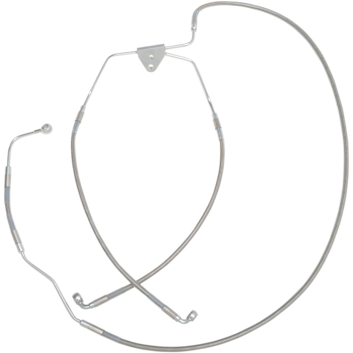 Drag Specialties Front Brake Line for H-D FLHT 09-13 ABS Stainless Steel 1741-2938_256221