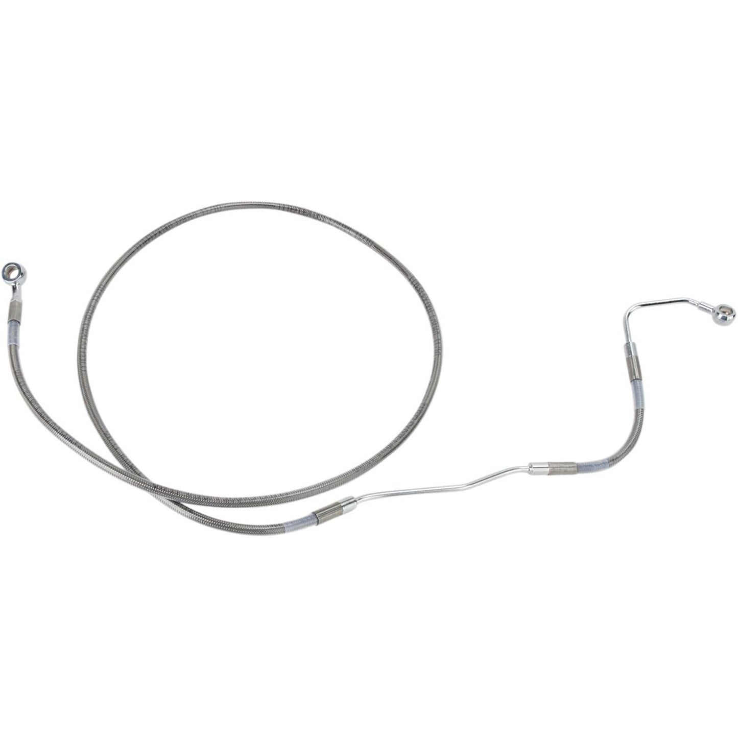 Drag Specialties +10" Brake Line - Front Stainless Steel - FLT9-13ABS 1741-2931_256228