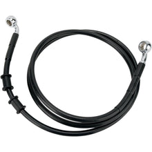 Drag Specialties +8" Brake Line - Front - Black Vinyl - FXDB08-17 1741-2898_256255