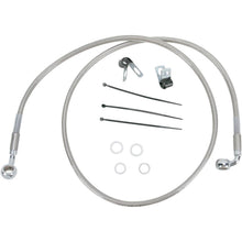 Drag Specialties +10" Brake Line - Front - Stainless Steel - FXDL01-5 1741-2694_256330