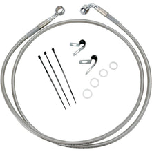 Drag Specialties +10" Brake Line - Front - Stainless Steel - FXD 95-9 1741-2679_256347