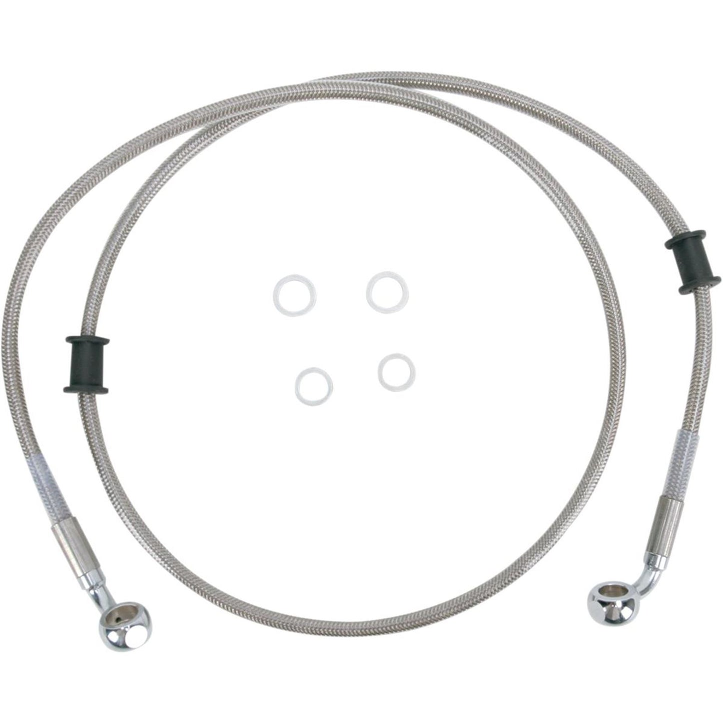Drag Specialties Front Brake Line FXDWG 10-15 Stainless Steel 1741-2667_256360