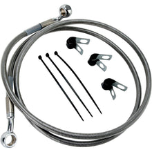 Drag Specialties +2" Brake Line - Front - Stainless Steel - 00-07FLST 1741-2649_256372