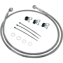 Drag Specialties +4" Brake Line - Front - Stainless Steel - 00-07FLST 1741-2650_256373