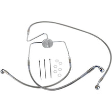 Drag Specialties +4" Brake Line - Front -  Stainless Steel - FLHR94-07 1741-2635_256384
