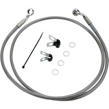 Drag Specialties +4" Brake Line - Front - Stainless Steel - XL04-10 1741-2640_256389