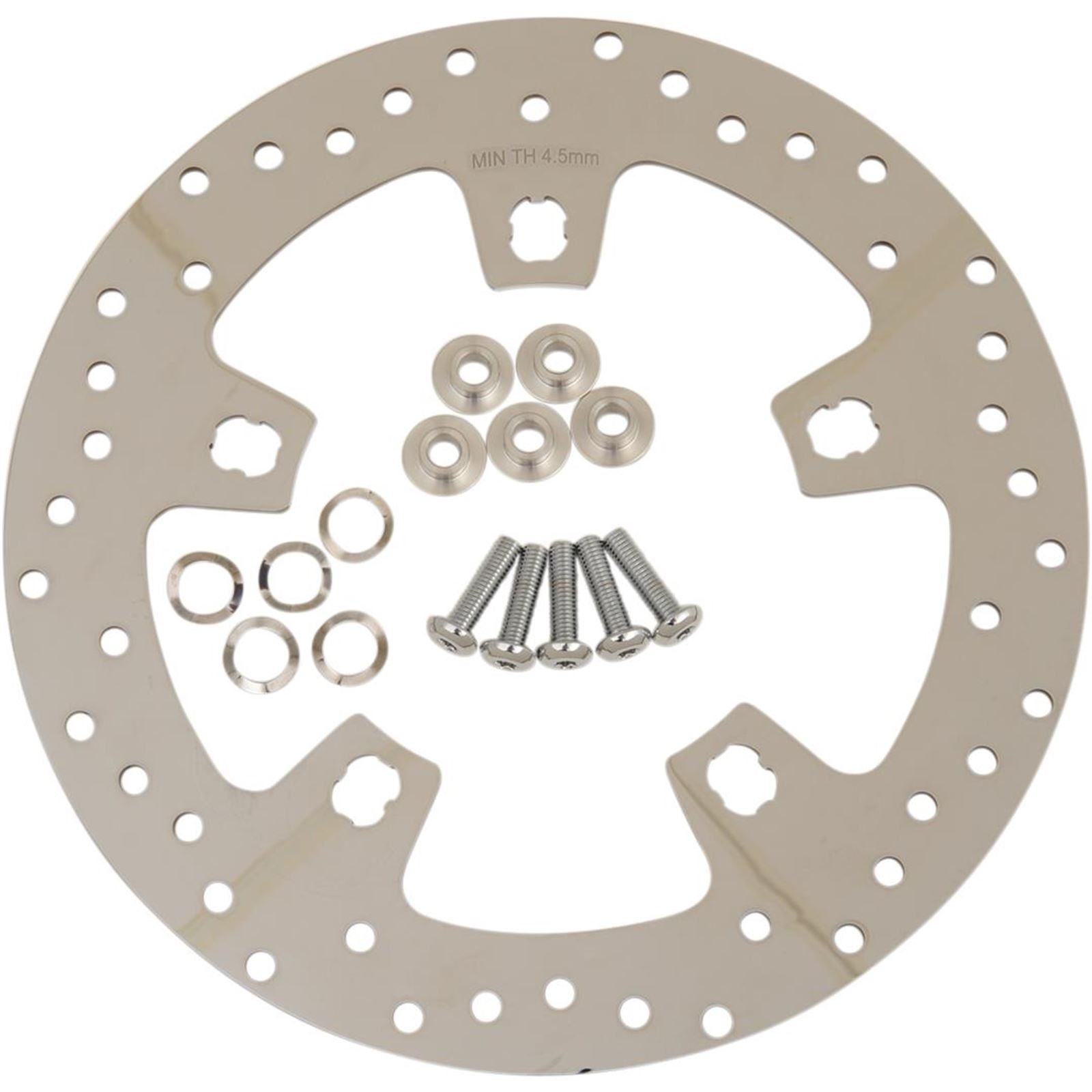 Drag Specialties Front Rotor - 11.5" - Polished 1710-3409_256395