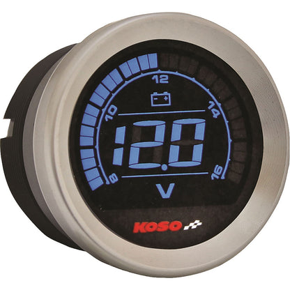 Koso Digital Gauge Cluster Silver Bezel 04-13 FLHT And FLTR BA050901_256413