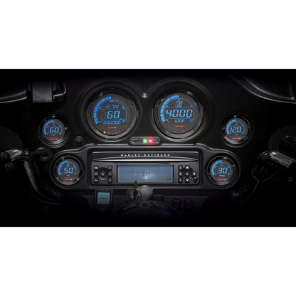 Koso Digital Gauge Cluster Black Bezel 04-13 FLHT And FLTR BA050903_410217