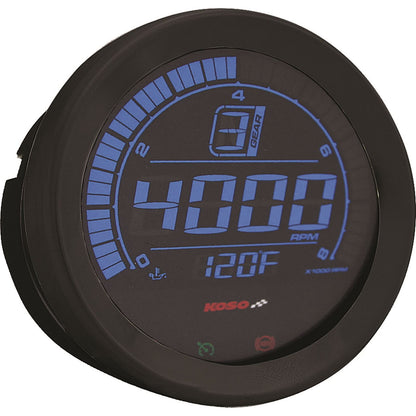 Koso Digital Gauge Cluster Black Bezel 04-13 FLHT And FLTR BA050903_256435