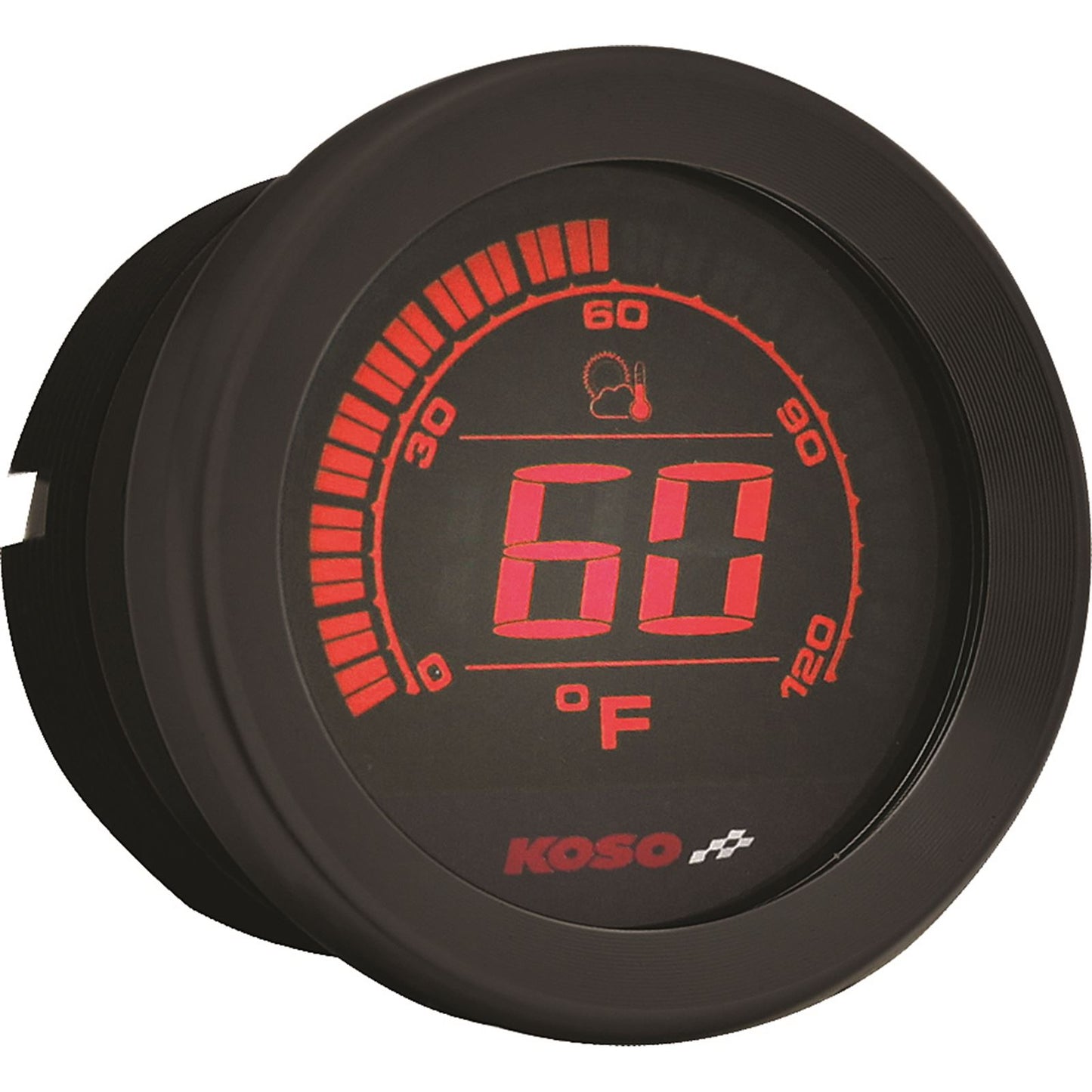 Koso Digital Gauge Cluster Black Bezel 04-13 FLHT And FLTR BA050903_256439