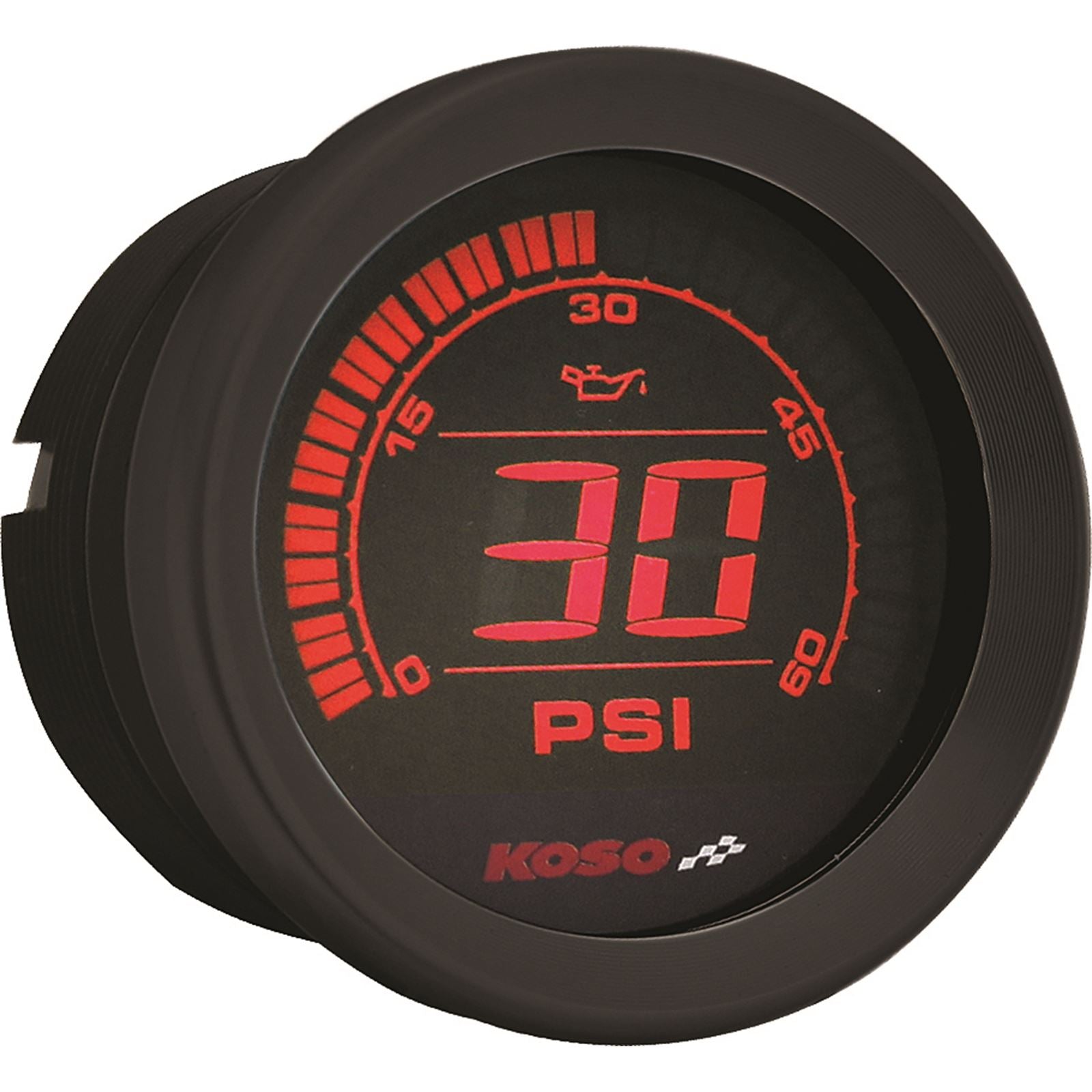 Koso Digital Gauge Cluster Black Bezel 04-13 FLHT And FLTR BA050903_256441