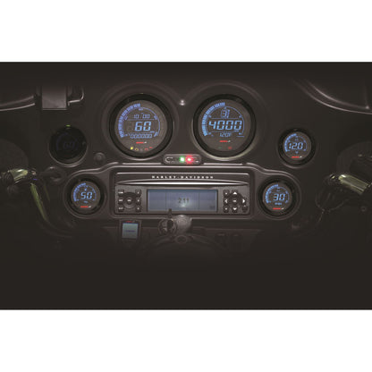 Koso Digital Gauge Cluster Black Bezel 04-13 FLHT And FLTR BA050903_256444