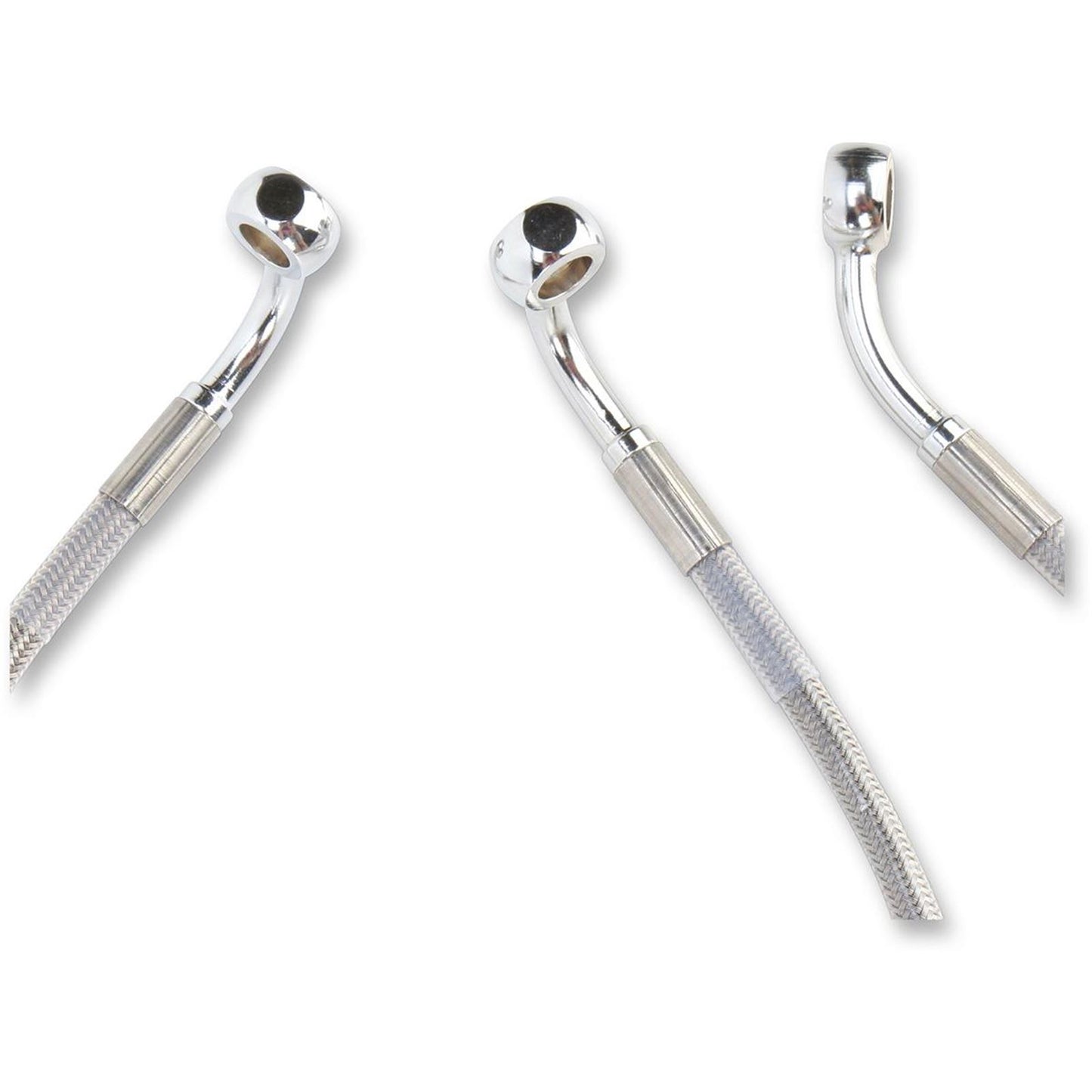 Drag Specialties +10" Brake Line - Front - Stainless Steel - FLH 96-07 1741-2633_256463