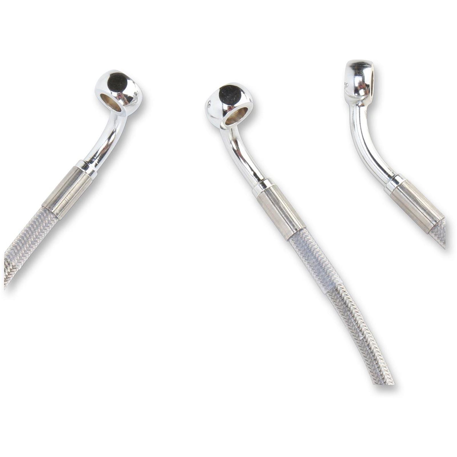 Drag Specialties +10" Brake Line - Front - Stainless Steel - FLH 96-07 1741-2633_256463