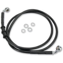 Drag Specialties +6" Brake Line - Front - Black Vinyl - 10-15FXDWG 1741-2595_256477