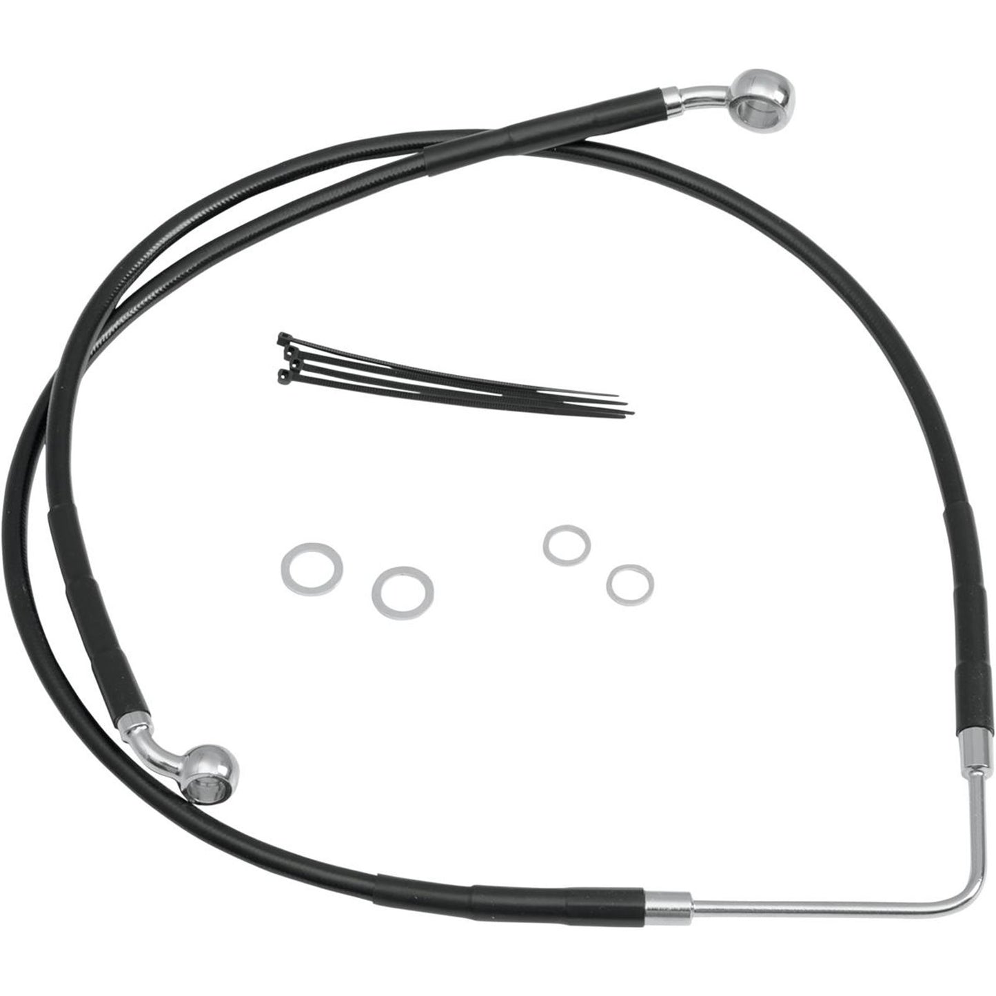 Drag Specialties Front Brake FXDWG Line 06-07 Black 1741-2586_256487