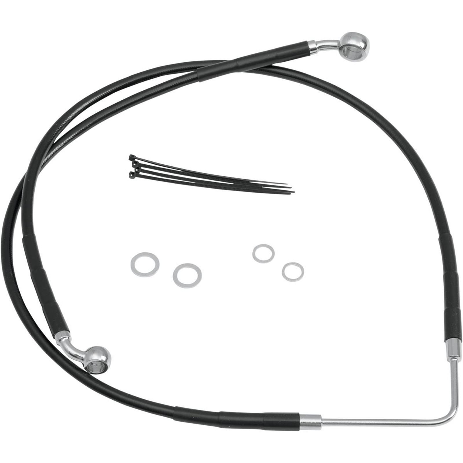 Drag Specialties Front Brake FXDWG Line 06-07 Black 1741-2586_256487