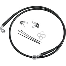 Drag Specialties Front Brake Line FXST/DWG 84-05 Black 1741-2580_256494