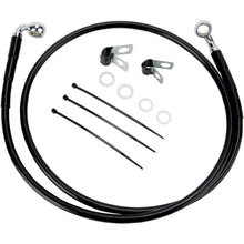 Drag Specialties +2" Brake Line - Front - Black Vinyl -  FXDL01-5 1741-2569_256500