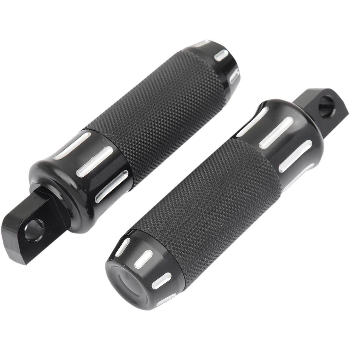 Drag Specialties Custom Footpegs - Black Cut 1620-1333_256643
