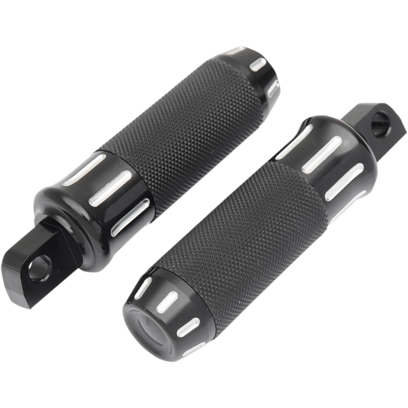 Drag Specialties Custom Footpegs - Black Cut 1620-1333_256643