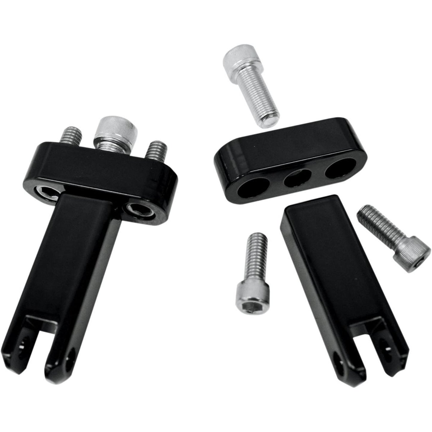 Drag Specialties Passenger Peg Mounts - Black 1620-1046_256647