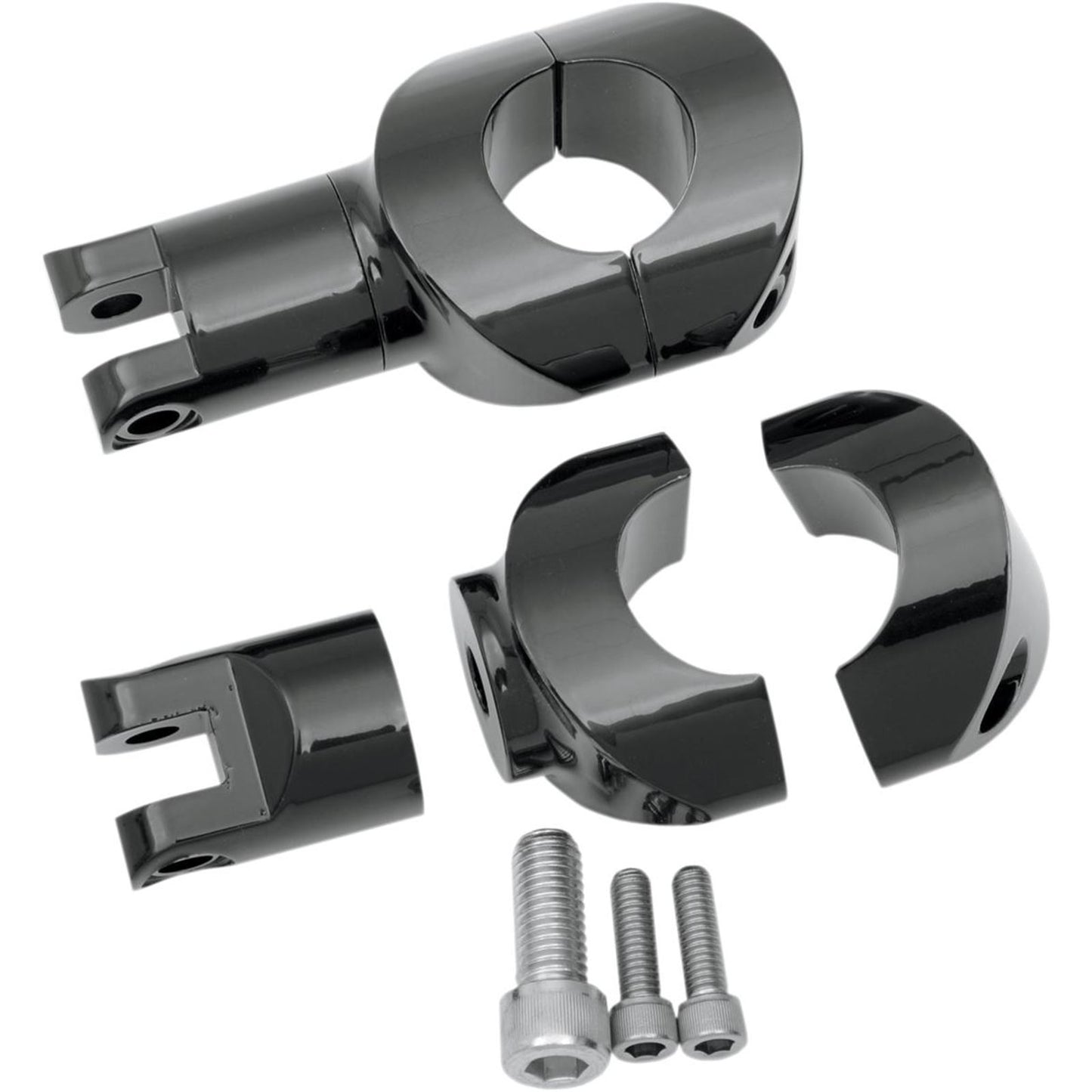 Drag Specialties Big Buffalo Footpeg Mount - Black 1620-0673_256655