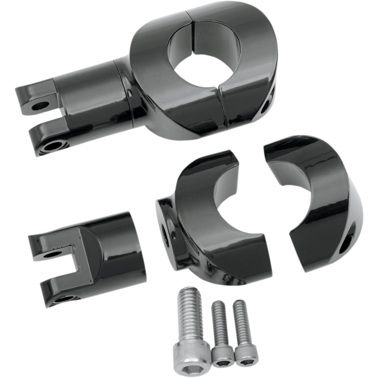 Drag Specialties Big Buffalo Footpeg Mount - Black 1620-0673_256655