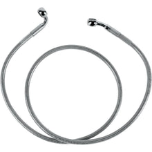Drag Specialties Front Brake Line FXST 99-07 Clear-Coated Stainless Steel 1204-2746_256670