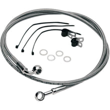 Drag Specialties Front Brake Line - FXST/DWG - Clear-Coated Stainless Steel 1204-2740_256678