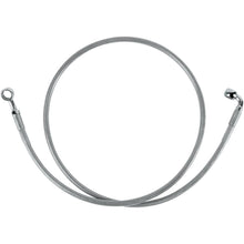 Drag Specialties Front Brake Line FXD 95-99 Clear-Coated Stainless Steel 1204-2738_256691