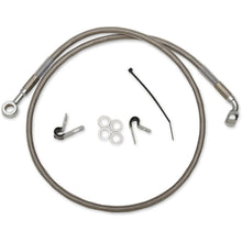 Drag Specialties Front Brake Line XL883 04-10 Clear-Coated Stainless Steel 1741-0875_256723