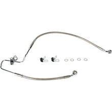 Drag Specialties Rear Brake Line XL 04-13 Clear-Coated Stainless Steel [MPN: 1741-0876]_256724